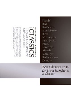 画像1: テナーサックスソロ楽譜　テナーサックス、クラリネットで優美なクラシック THE CLASSICS