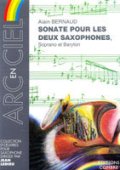 サックス2重奏楽譜　ソナタ（Sonate）　作曲／ベルノー（Bernaud,A.）