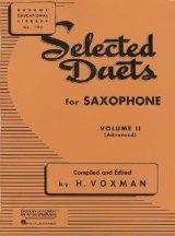 サックス2重奏楽譜　二重奏曲第2巻（Selected　Duets　Vol.2）　作曲／-　編曲（監修）／V`oxman【2024年6月価格改定】