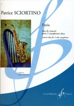 画像1: サックス2重奏楽譜　フリア（Furia）　作曲／ショルティーノ（Sciortino,P.)　編曲（監修）／-