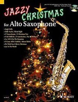 画像1: アルトサックス＆ピアノ楽譜　アルト・サクソフォーンのためのクリスマス曲集【Jazzy　Christmas　for　Alto　Saxophone】　編曲（監修）／Jucheｍ／Brochhausen