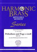 金管５重奏楽譜　前奏曲とフーガ　ハ短調　（Präludium und Fuge in c-moll）　作曲／バッハ　編曲／Hans Zellner