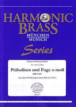 画像1: 金管５重奏楽譜　前奏曲とフーガ　ハ短調　（Präludium und Fuge in c-moll）　作曲／バッハ　編曲／Hans Zellner