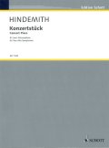 サックス2重奏楽譜　演奏会用小品（Ｋｏｎｚｅｒｔｓｔｕｃｋｅ）　作曲／ヒンデミット（Ｈｉｎｄｅｍｉｔｈ，Ｐ．）【2024年1月価格改定】