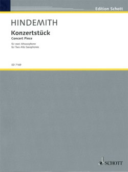 画像1: サックス2重奏楽譜　演奏会用小品（Ｋｏｎｚｅｒｔｓｔｕｃｋｅ）　作曲／ヒンデミット（Ｈｉｎｄｅｍｉｔｈ，Ｐ．）【2024年1月価格改定】