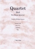 金管4重奏楽譜　金管四重奏のための四重奏第三番　作曲／ウェルヘム・ラムゼー　【2013年3月取扱開始】