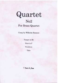 画像1: 金管4重奏楽譜　金管四重奏のための四重奏第二番　作曲／ウェルヘム・ラムゼー　【2013年3月取扱開始】
