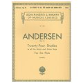 フルート教材　24の練習曲 作品21(24 Studies Op.21)　作曲/アンダーセン,J.(Andersen,J.)　編曲/Barrere　定番教本!!