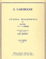 フルート教材　小練習曲 作品131(Etudes Mignonnes)　作曲/ガリボルディ,ジュゼッペ(Gariboldi, Giuseppe.)　編曲/Merry≪日本語版、日本語訳つき≫