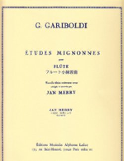 画像1: フルート教材　小練習曲 作品131(Etudes Mignonnes)　作曲/ガリボルディ,ジュゼッペ(Gariboldi, Giuseppe.)　編曲/Merry≪日本語版、日本語訳つき≫