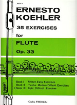 画像1: フルート教材　35の練習課題 作品33 第3巻(35 Exercises Op.33:III)　作曲/ケーラー.エルネスト(Kohler, Ernesto)