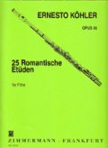 フルート教材　25のロマンティックな練習曲 作品66(25 Romantische Etuden Op.66)　作曲/ケーラー.エルネスト(Kohler, Ernesto)