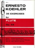 フルート教材　35の練習課題 作品33 第2巻(35 Exercises Op.33:II)　作曲/ケーラー.エルネスト(Kohler, Ernesto)　定番教本！！