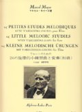 フルート教材　24の旋律的小練習曲と変奏(24 Petites Etudes Melodiques avec Variations)　作曲/モイーズ マルセル(Moyse, Marcel)　定番教本！！