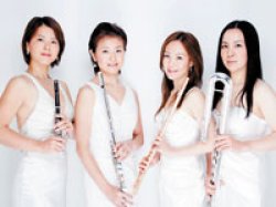 画像3: フルート４重奏楽譜）さくら、虫の声、ふるさと 〜アルバム「FOUR JAPAN」より【Flute Ensemble LYNXコレクション】