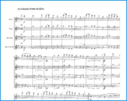 画像1: フルート４重奏楽譜）ムソルグスキー 組曲「展覧会の絵」 小品集　【Flute Ensemble LYNXコレクション】