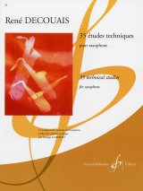 サックス教材　 35の技術的練習曲(35 Etudes Techniques)　作曲/ドゥクーエ, R.(Decouais,Rene.)【2024年5月価格改定】