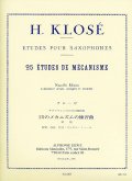 サックス教材　25のメカニズムの練習曲（25 Etude de Mecanisme）　作曲/クローゼ（Klose,H)