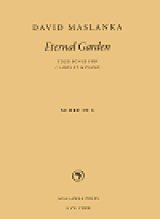 クラリネットソロ楽譜　クラリネットとピアノのための永遠の庭園の4曲つの歌　【Eternal Garden Four Songs for Clarinet and Piano 】　作曲／D,マスランカ　【2013年7月取扱開始】