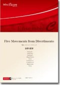 金管8重奏楽譜　Five Movements from Divertimento　作曲：Raymond Premru　編曲：閏間健太【2013年8月9日発売】