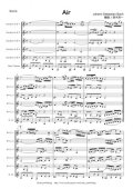 クラリネット6重奏楽譜　G線上のアリア　作曲：バッハ　編曲：鈴木栄一　【2013年8月取扱い開始】