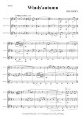 クラリネット3重奏楽譜　Winds'autumn　作曲：岩村雄太　【2013年8月取扱い開始】