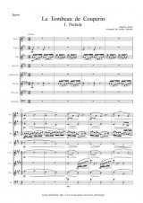 混合8重奏楽譜　「クープランの墓」より　プレリュード、リゴードン　作曲：ラヴェル　編曲：福見 吉朗【2013年8月取扱開始】