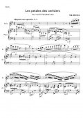 フルートソロ楽譜　「Les petales des cerisiers」フルートとピアノのための　作曲：関向　弥生　【2013年8月取扱開始】