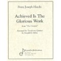 トロンボーン4重奏楽譜　オラトリオ『天地創造』より「大いなる偉業が成し遂げられた」　作曲：フランツ・ハイドン 編曲：ドナルド・ミラー