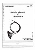 ホルン4重奏楽譜 　若者のホルン四重奏のための組曲　作曲／ジェームズ　ウィンター 【2013年12月取扱開始】