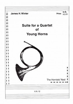 画像1: ホルン4重奏楽譜 　若者のホルン四重奏のための組曲　作曲／ジェームズ　ウィンター 【2013年12月取扱開始】