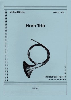 画像1: ホルン3重奏楽譜 ホルン三重奏のためのホルントリオ　　作曲／ミッチェル　キビー 【2013年12月取扱開始】