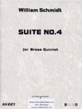 金管５重奏楽譜　金管五重奏のための組曲第四番　作曲／ウィリアム　シュミット　【2012年11月取扱開始】