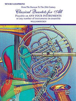 画像1: Classical Quartets for All（４重奏楽譜）　Tenor Saxophone　（フルスコアのみ）