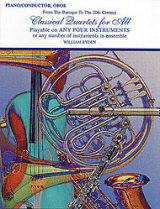 Classical Quartets for All（４重奏楽譜）Trombone, Baritone B.C., Bassoon, Tuba　（フルスコアのみ）