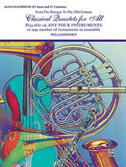 画像1: Classical Quartets for All（４重奏楽譜）　Alto Saxophone (E-Flat Saxes & E-Flat Clarinets)  （フルスコアのみ）