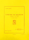サックス4重奏楽譜　サクソフォーン四重奏のためのコンセール(四重奏の演奏会)　作曲／リュエフ