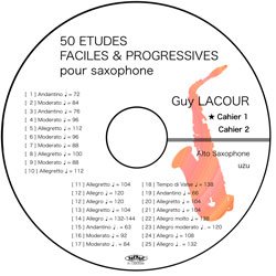 画像1: CD-R　ラクール５０の練習曲 ｜ Guy LACOUR 50 ETUDE　テナーサックス版　【2014年7月取扱開始】