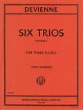 フルート３重奏楽譜　Six Trios,Vol.2／6つの3重奏曲 第2巻　作曲／フランソワ・ドゥヴィエンヌ【2014年8月取扱開始】