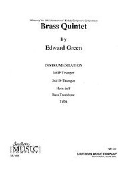 画像1: 金管5重奏楽譜　Brass Quintet　作曲／Edward Green　【2014年8月取扱開始】