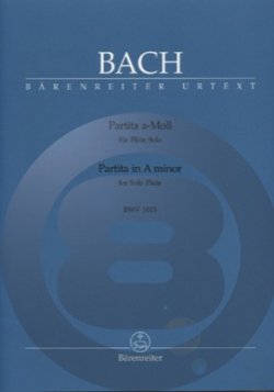 画像1: フルートソロ独奏曲楽譜　パルティータ　イ短調（Partita　a-moll　BWV..1013）　作曲／J.Sバッハ　監修（編曲）／【2014年11月取扱開始】