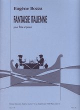 フルートソロ&ピアノ楽譜　イタリア幻想曲（Fantaisie　Italienne）　作曲／ボザ（Bozza,E..）　監修（編曲）／【2024年11月価格改定】