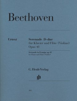 画像1: フルートソロ&ピアノ楽譜　セレナーデ（Serenade　Op.41）　作曲／ベートーヴェン（Beethoven）　監修（編曲）／Gerlach【2014年12月取扱開始】