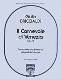 フルートソロ&ピアノ楽譜　ヴェニスの謝肉祭（II　Carnivale　di　Venezia　Op.78）　作曲／フブリッチャルディ（Briccialdi,G）　監修（編曲）／【2014年12月取扱開始】