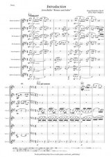 サックス8重奏楽譜　バレエ音楽「ロメオとジュリエット」より 序奏　作曲：プロコフィエフ　編曲：宇田川 不二夫　【2014年12月取扱開始】