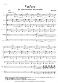 ダブルリード７重奏楽譜　Fanfare For Double Reed Ensemble （関向弥生）　【2015年9月取扱開始】
