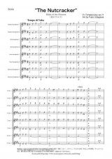 サックス８重奏楽譜　「胡桃割り人形」より　花のワルツ　作曲：チャイコフスキー　編曲：宇田川不二夫【2015年9月取扱開始｝