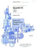 サックス４重奏楽譜　Quartet #3　作曲／B.ミンツァー【2015年6月24日入荷】