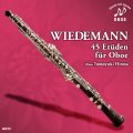 CD　ヴィーデマン:45の練習曲（WIEDEMANN:45 Etüden für Oboe)　監修/解説/演奏:広田智之【2017年1月取扱開始】