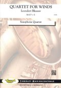 サックス４重奏楽譜　カルテット　作曲：L.ブラオウ 【2017年8月取扱開始】 